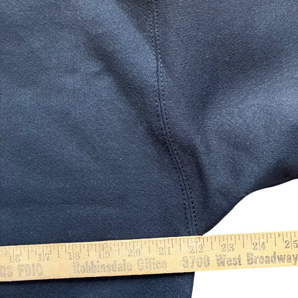 Vintage Blank Crewneck Sweatshirt Men L Black 90s USA Pro Spirit Select Sweats - Picture 12 of 13